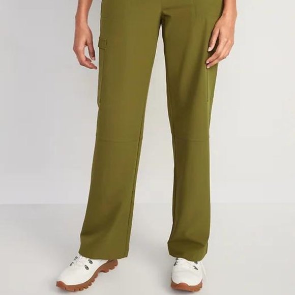 Old Navy High-Waisted  StretchTech Water-Repellent Straight Cargo Pants New - Picture 3 of 13